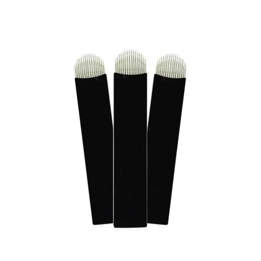 50pcs Tattoo supplies dermografo tattoo needles 0.15/0.18mm 18U shape tebori tattoo blades for manual microblading pen - VitaShops