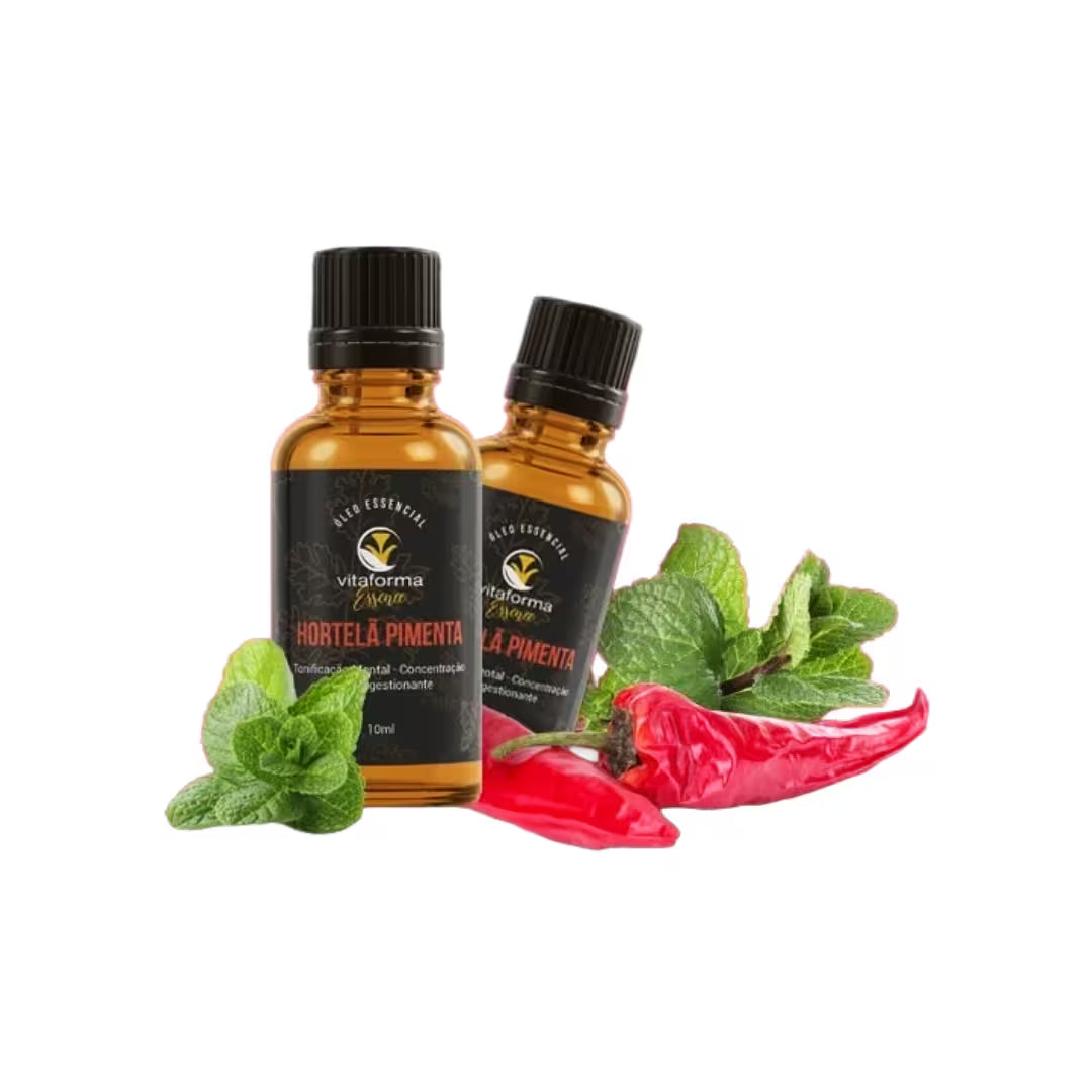 Óleo Essencial de Hortelã-Pimenta 10ml – Uso Profissional para SPA e Estética