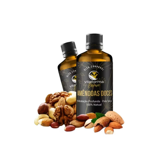 Óleo de Massagem de Amêndoas Doces 100ml e 1000ml – Uso Profissional SPA