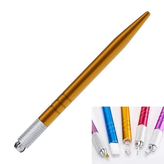 1pcs Manual Tattoo Pen Permanent Makeup Machine Microblading Pen for Lip Tattoo and Eyebrow Tattoo Tebori Pen for Tattoo Artist